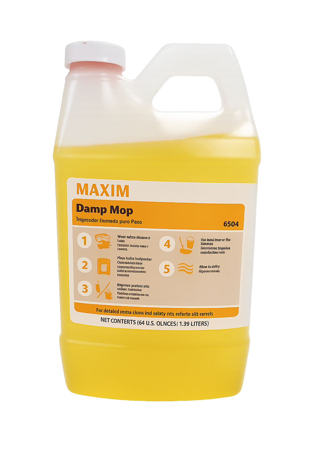 Nuetral Damp Mop Concentrate - 1 Count, 64 oz