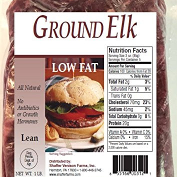 100% Ground Elk 10- 1 lb packs (total 10 lbs)
