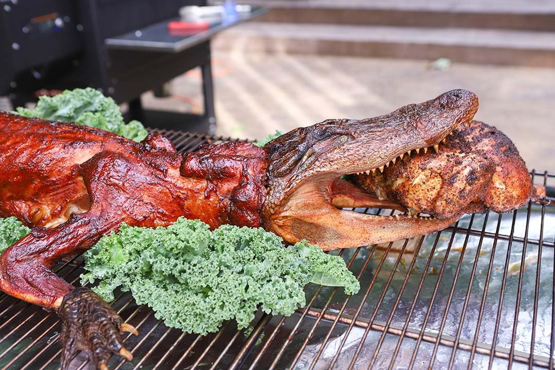 Whole Alligator H&F On - 25lb average