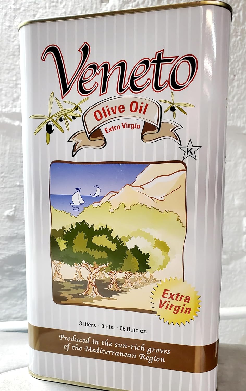 Extra Virgin Olive Oil - 3 Liters Tin - Veneto