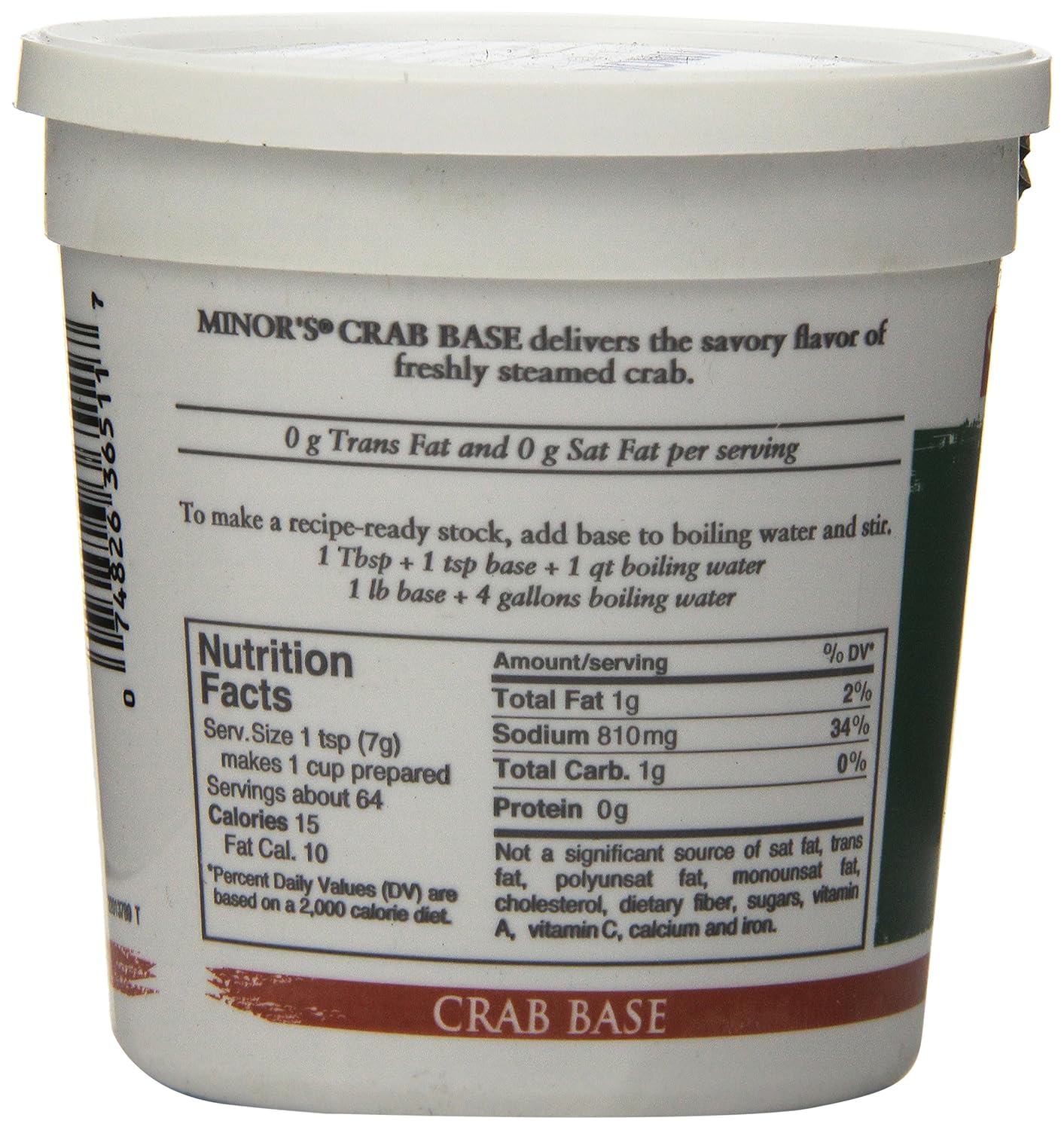 Minor's Crab Base, 16 Ounce