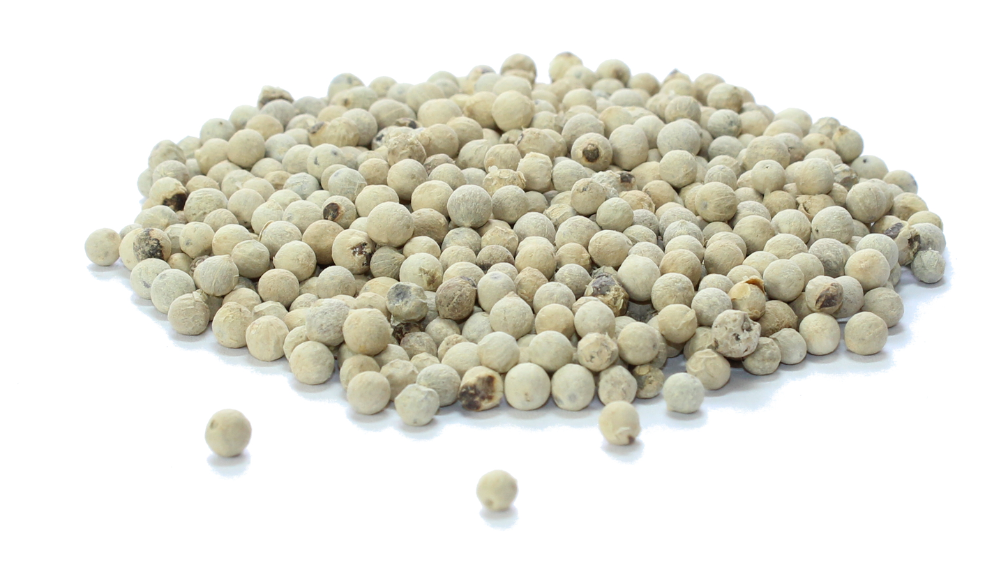 Whole White Pepper, 50 pounds - Papous Seasoning