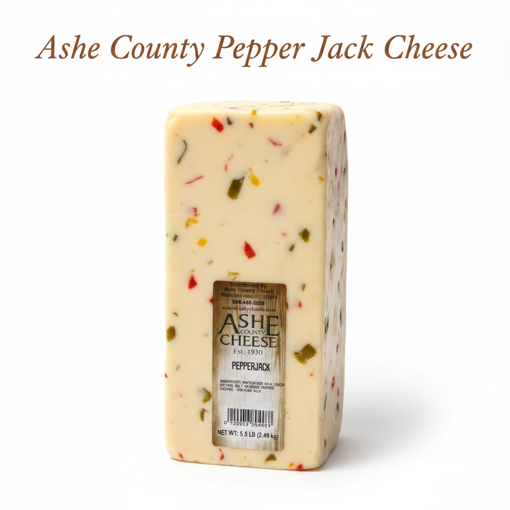 Ashe County Pepper Jack Cheese - 5.5lb