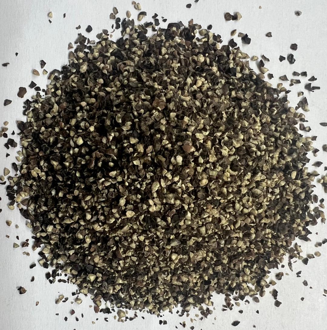 Ground Black Pepper 14 Mesh, 16 oz - Papous Seasoning