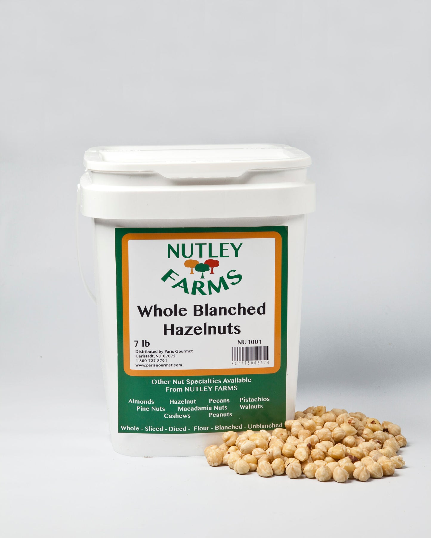 Nutley Farms Blanched Whole Hazelnuts