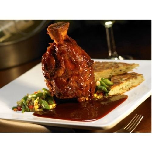 Bonewerks Culinarte Braised Balsamic Barbecue Pork Shank Meat - Fully Cooked (4 Pack) 22 oz.