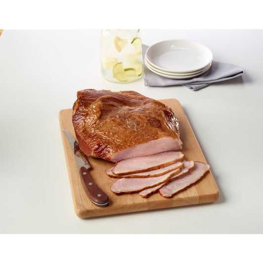 Smokehouse Reserve Applewood Smoked Carver Ham, 5 lbs - Fully Cooked - Boneless and Ready to Slice