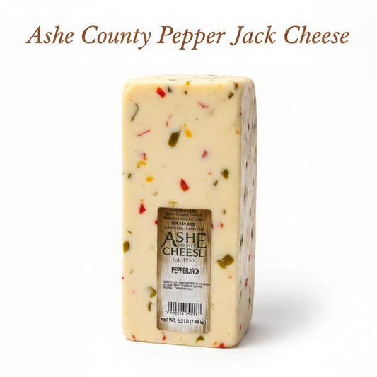Ashe County Pepper Jack Cheese - 5.5lb