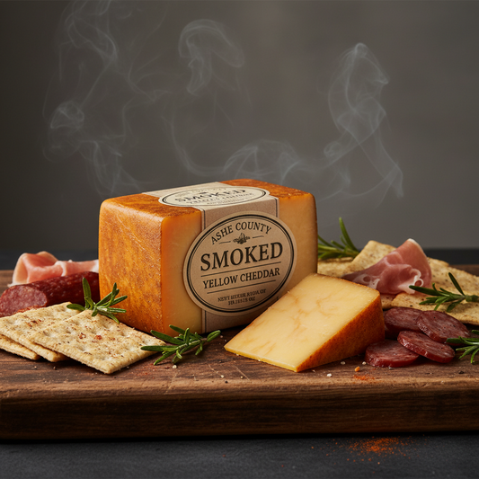 Ashe County Smoked Yellow Cheddar - 5.5lb